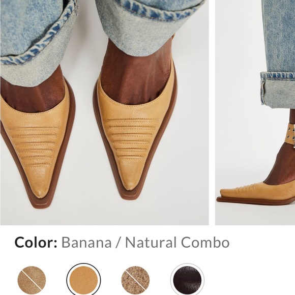 Jeffrey Campbell Banana and Brown Heels - Picture 3 of 11